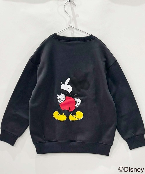 Disney/ディズニー】MICKEY ミッキーマウス 裏起毛 オーバーサイズ