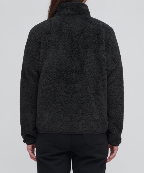 MUSINSA STANDARD WOMAN（ムシンサスタンダードウーマン）の「ウィメンズシャギーフリースジップアップジャケット[ブラック]（その他アウター・レディース・その他・SMALL/MEDIUM/LARGE/X-LARGE）」の9枚目の写真