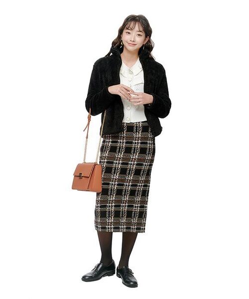 MUSINSA STANDARD WOMAN（ムシンサスタンダードウーマン）の「ウィメンズシャギーフリースジップアップジャケット[ブラック]（その他アウター・レディース・その他・SMALL/MEDIUM/LARGE/X-LARGE）」の7枚目の写真