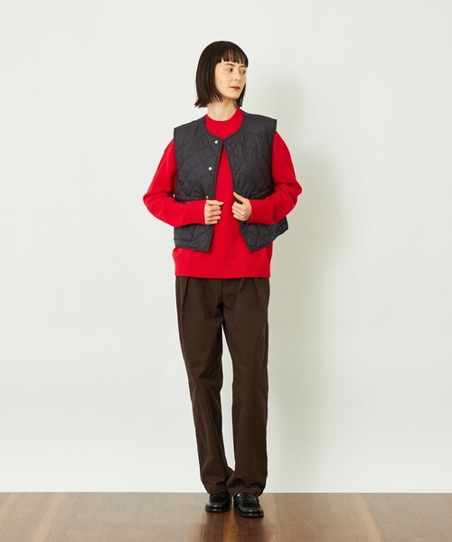 MACKINTOSH PHILOSOPHY（ﾏｯｷﾝﾄｯｼｭ ﾌｨﾛｿﾌｨｰ）の「GREY LABEL ウールカシミヤクルーネックニット（ニット/セーター・レディース・レッド系その他/ダークネイビー/ピンク/グリーン/チャコールグレー・6/2）」の10枚目の写真