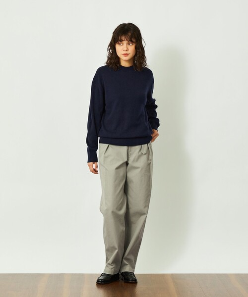 MACKINTOSH PHILOSOPHY（ﾏｯｷﾝﾄｯｼｭ ﾌｨﾛｿﾌｨｰ）の「GREY LABEL ウールカシミヤクルーネックニット（ニット/セーター・レディース・レッド系その他/ダークネイビー/ピンク/グリーン/チャコールグレー・6/2）」の11枚目の写真