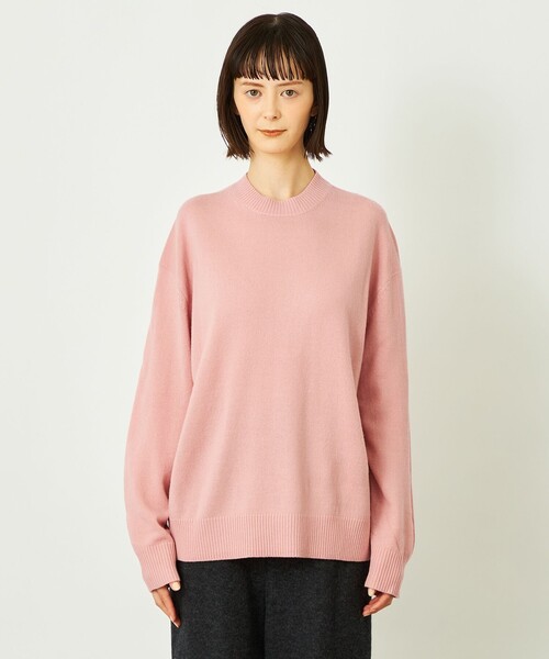 MACKINTOSH PHILOSOPHY（ﾏｯｷﾝﾄｯｼｭ ﾌｨﾛｿﾌｨｰ）の「GREY LABEL ウールカシミヤクルーネックニット（ニット/セーター・レディース・レッド系その他/ダークネイビー/ピンク/グリーン/チャコールグレー・6/2）」の13枚目の写真