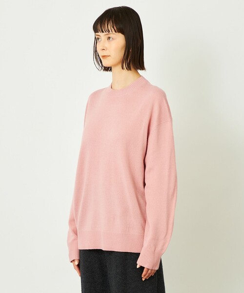 MACKINTOSH PHILOSOPHY（ﾏｯｷﾝﾄｯｼｭ ﾌｨﾛｿﾌｨｰ）の「GREY LABEL ウールカシミヤクルーネックニット（ニット/セーター・レディース・レッド系その他/ダークネイビー/ピンク/グリーン/チャコールグレー・6/2）」の14枚目の写真