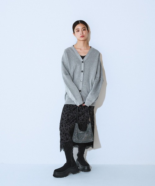 JEANASIS（ジーナシス）の「ガラスストーンBAG/612959（ハンドバッグ・レディース・シルバー/ブラック・FREE）」の17枚目の写真