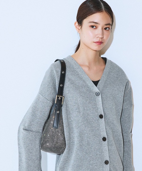 JEANASIS（ジーナシス）の「ガラスストーンBAG/612959（ハンドバッグ・レディース・シルバー/ブラック・FREE）」の18枚目の写真