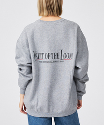 【FRUIT OF THE LOOM/フルーツ・オブ・ザ・ルーム】PRINT SWEAT4/ロゴプリント/ユニセックス
