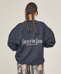 【FRUIT OF THE LOOM/フルーツ・オブ・ザ・ルーム】PRINT SWEAT4/ロゴプリント/ユニセックス