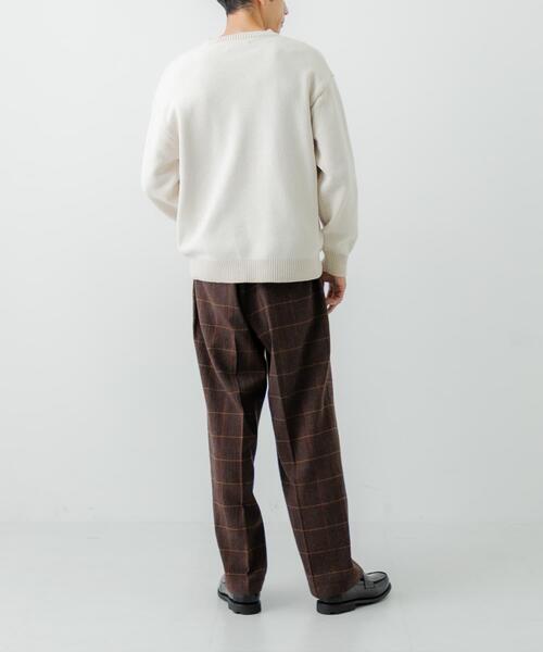 URBAN RESEARCH（アーバンリサーチ）の「ローゲージモールニット（ニット/セーター・メンズ・ネイビー/グリーン/ブラック/オフホワイト・MEDIUM/LARGE）」の10枚目の写真