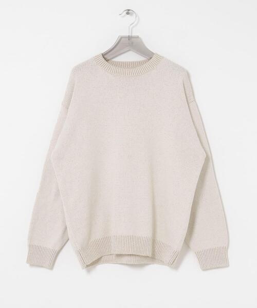 URBAN RESEARCH（アーバンリサーチ）の「ローゲージモールニット（ニット/セーター・メンズ・ネイビー/グリーン/ブラック/オフホワイト・MEDIUM/LARGE）」の11枚目の写真