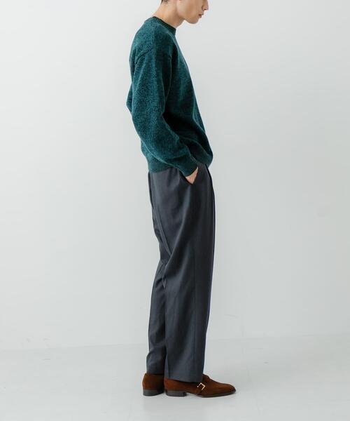 URBAN RESEARCH（アーバンリサーチ）の「ローゲージモールニット（ニット/セーター・メンズ・ネイビー/グリーン/ブラック/オフホワイト・MEDIUM/LARGE）」の18枚目の写真