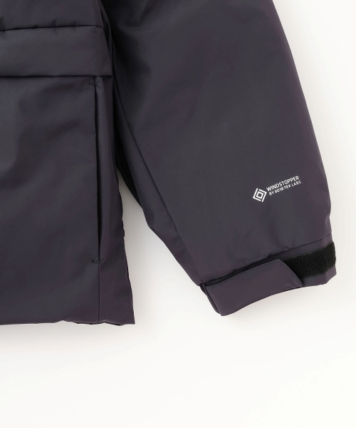 GLAZOS（グラソス）の「【GLSW.】【WINDSTOPPER BY GORE-TEX LABS】ダウンジャケット（ダウンジャケット/コート・キッズ・ネイビー/ブラック・LL/L/M）」の8枚目の写真