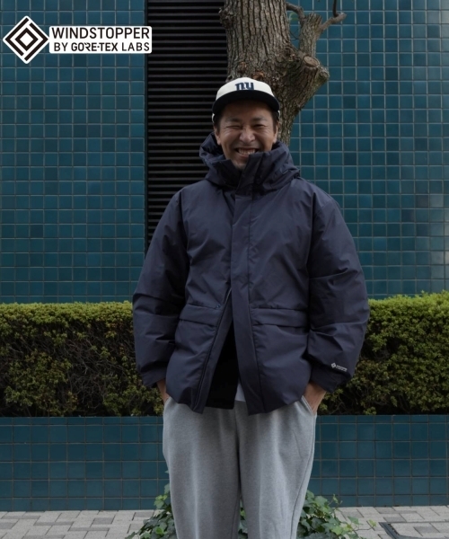GLAZOS(グラソス)の「【GLSW.】【WINDSTOPPER BY GORE-TEX LABS】ダウンジャケット(ダウンジャケット/コート・キッズ・ネイビー/ブラック・LL/L/M)」の17枚目の写真