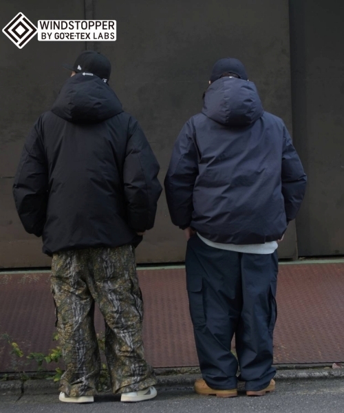 GLAZOS(グラソス)の「【GLSW.】【WINDSTOPPER BY GORE-TEX LABS】ダウンジャケット(ダウンジャケット/コート・キッズ・ネイビー/ブラック・LL/L/M)」の16枚目の写真