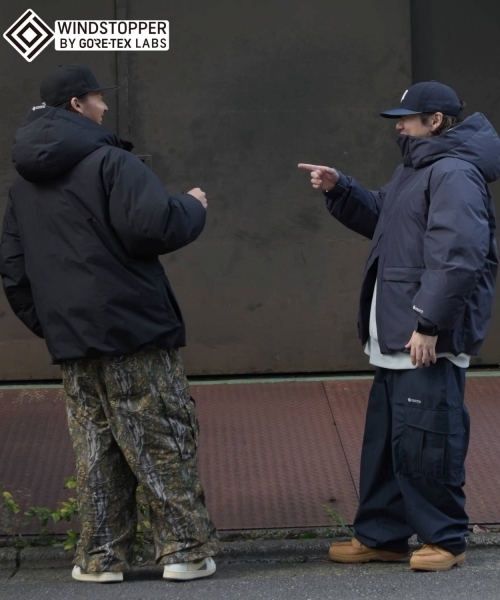 GLAZOS(グラソス)の「【GLSW.】【WINDSTOPPER BY GORE-TEX LABS】ダウンジャケット(ダウンジャケット/コート・キッズ・ネイビー/ブラック・LL/L/M)」の14枚目の写真