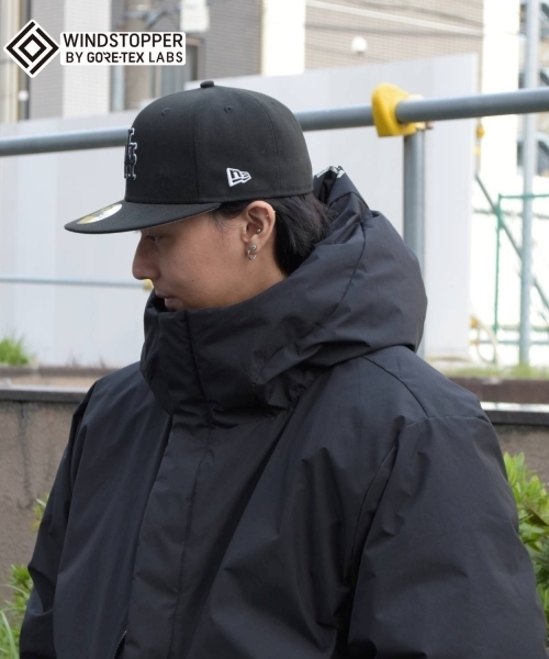 GLAZOS(グラソス)の「【GLSW.】【WINDSTOPPER BY GORE-TEX LABS】ダウンジャケット(ダウンジャケット/コート・キッズ・ネイビー/ブラック・LL/L/M)」の11枚目の写真