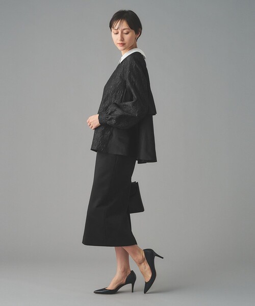 GISHA 2トーン ジャガード ブラウス（シャツ/ブラウス）｜UNITED