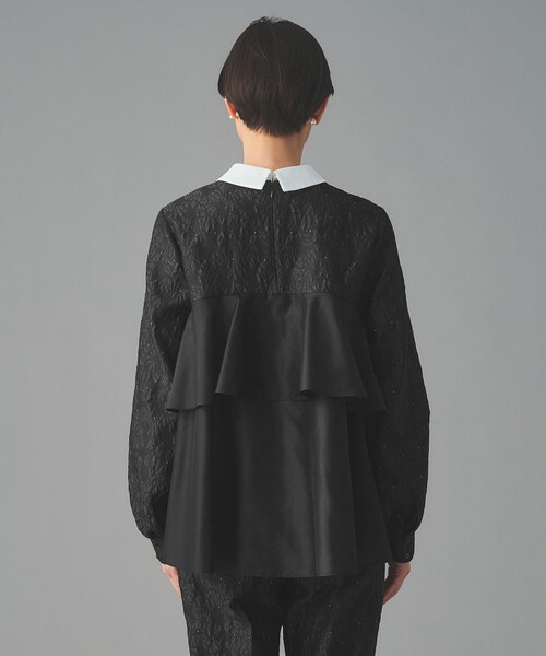 UNITED ARROWS(ユナイテッドアローズ)の「GISHA 2トーン ジャガード ブラウス(シャツ/ブラウス・レディース・ネイビー/ダークグレー・38/36)」の19枚目の写真