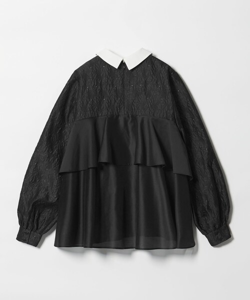 GISHA 2トーン ジャガード ブラウス（シャツ/ブラウス）｜UNITED