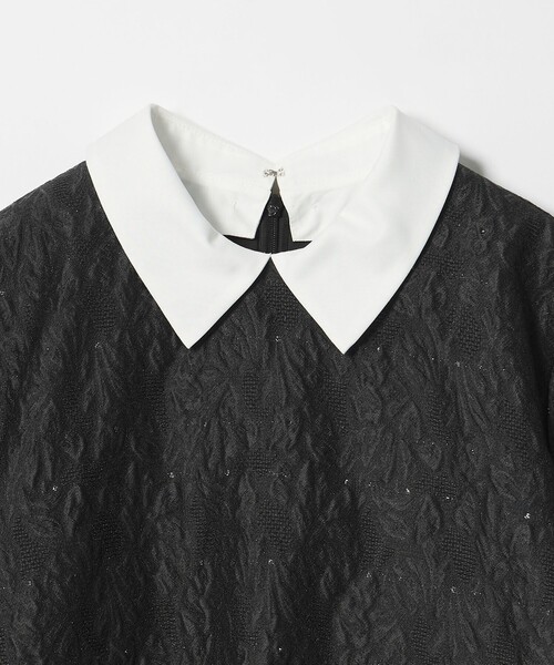 GISHA 2トーン ジャガード ブラウス（シャツ/ブラウス）｜UNITED