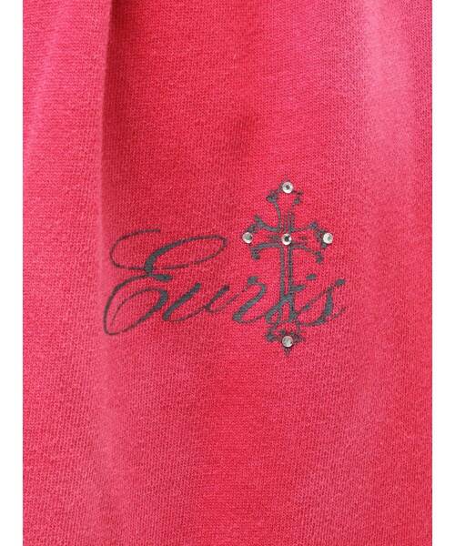 EVRIS（エヴリス）の「パウダースウェットワイドパンツ【セットアップ着用可能】（スウェットパンツ・レディース・アイボリー/ブラック/レッド/ブラウン・FREE）」の13枚目の写真