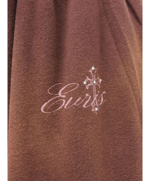 EVRIS（エヴリス）の「パウダースウェットワイドパンツ【セットアップ着用可能】（スウェットパンツ・レディース・アイボリー/ブラック/レッド/ブラウン・FREE）」の14枚目の写真