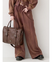 EVRIS | パウダースウェットワイドパンツ【セットアップ着用可能】(スウェットパンツ)