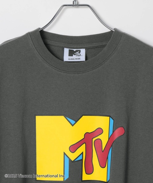 GLOBAL WORK(グローバルワーク)の「MTVコラボ/Tシャツ/一部店舗限定/612948(Tシャツ/カットソー・メンズ・イエロー/ホワイト/ライトブルー/チャコールグレー・LARGE/X-LARGE/MEDIUM)」の10枚目の写真