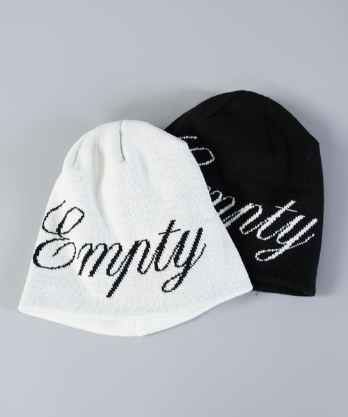 SINGLE BEANIE ホワイト F シングルニットビーニー/ジャガードロゴ/ユニセックス（ニットキャップ
