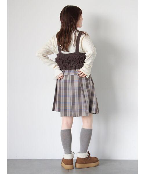 ehka sopo(エヘカソポ)の「ボアモカシン(ブーツ・レディース・ブラウン/キナリ/ベージュ・M/L)」の11枚目の写真