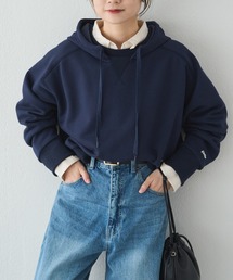 PUAL CE CIN（ピュアルセシン）の「裏起毛スウェットショートパーカー（パーカー）」