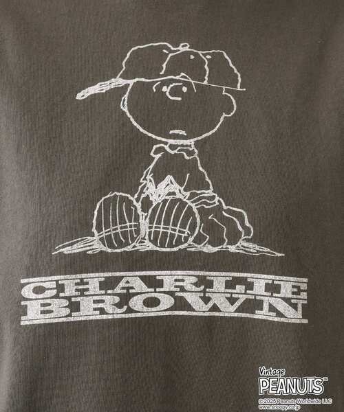 Dessin(デッサン)の「PEANUTSロングTシャツ(Tシャツ/カットソー・レディース・オフホワイト/グレー/ブラウン系その他・02/04)」の18枚目の写真