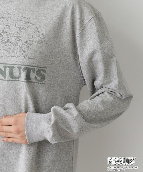 Dessin(デッサン)の「PEANUTSロングTシャツ(Tシャツ/カットソー・レディース・オフホワイト/グレー/ブラウン系その他・02/04)」の5枚目の写真