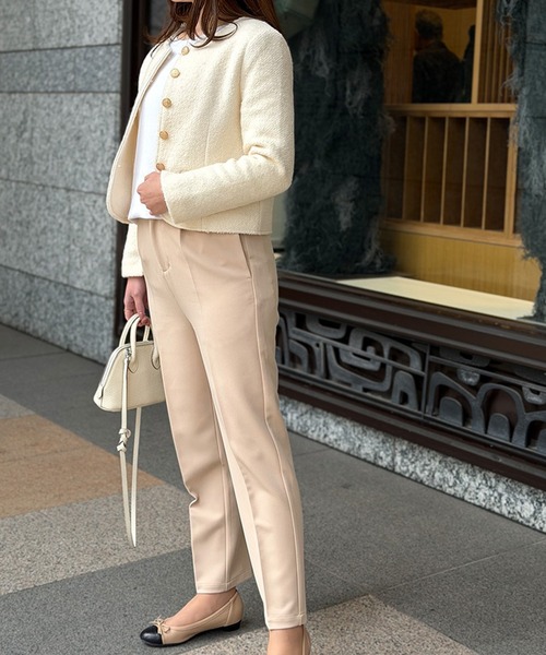 ST.ROONEY(セントルーニー)の「テーパードタックパンツ【低身長・小柄女性向け】(その他パンツ・レディース・ベージュ/ネイビー/ブラック・XS)」の19枚目の写真