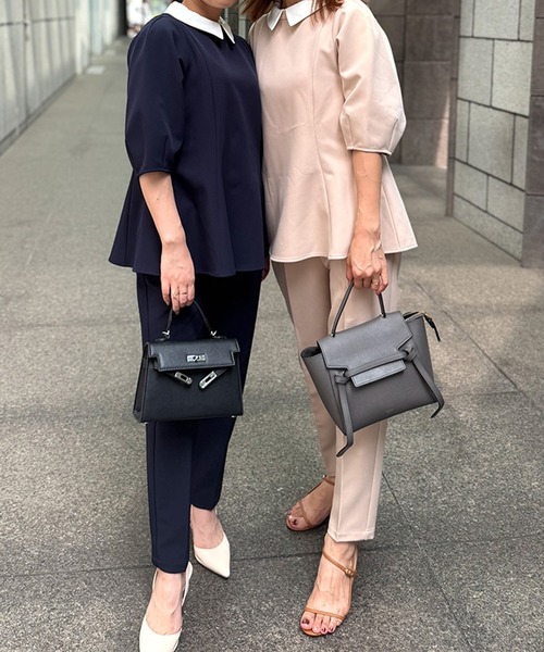 ST.ROONEY(セントルーニー)の「テーパードタックパンツ【低身長・小柄女性向け】(その他パンツ・レディース・ベージュ/ネイビー/ブラック・XS)」の22枚目の写真