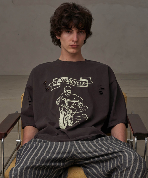 TENER(テネル)の「ジーザス救済T(チャコール)(Tシャツ/カットソー・メンズ・その他・FREE)」の2枚目の写真