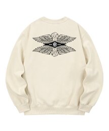 KMC0077 センとアク 裏起毛 スウェット - クリーム