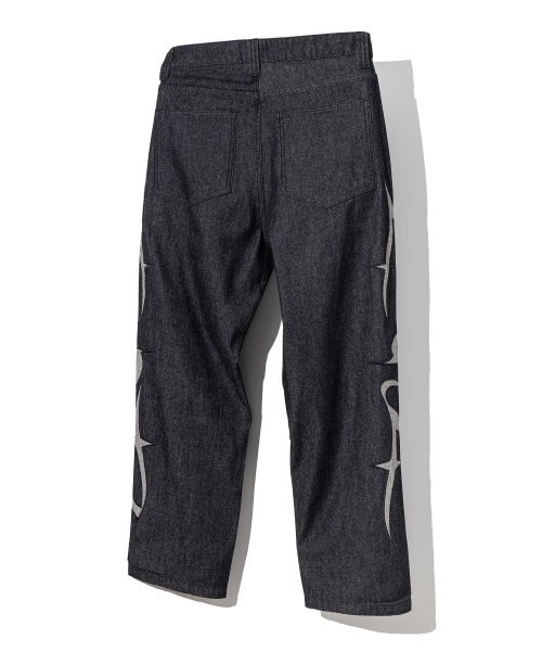 MASSNOUN（マスノウン）の「MSN ワークデニムパンツ MSFJP002-BK（デニムパンツ・レディース・その他・LARGE/MEDIUM/X-LARGE）」の2枚目の写真