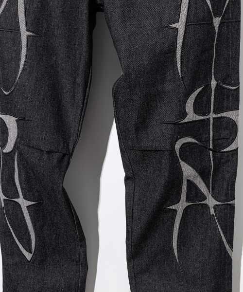 MASSNOUN（マスノウン）の「MSN ワークデニムパンツ MSFJP002-BK（デニムパンツ・レディース・その他・LARGE/MEDIUM/X-LARGE）」の8枚目の写真