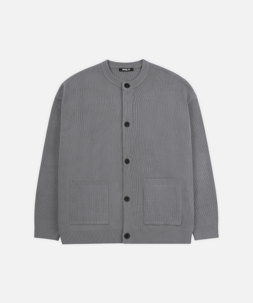 DRAW FIT（ドローフィット）の「オーバーサイズウールラウンドカーディガン[M.CHARCOAL]（カーディガン/ボレロ・メンズ・その他・X-LARGE/LARGE/MEDIUM）」の3枚目の写真