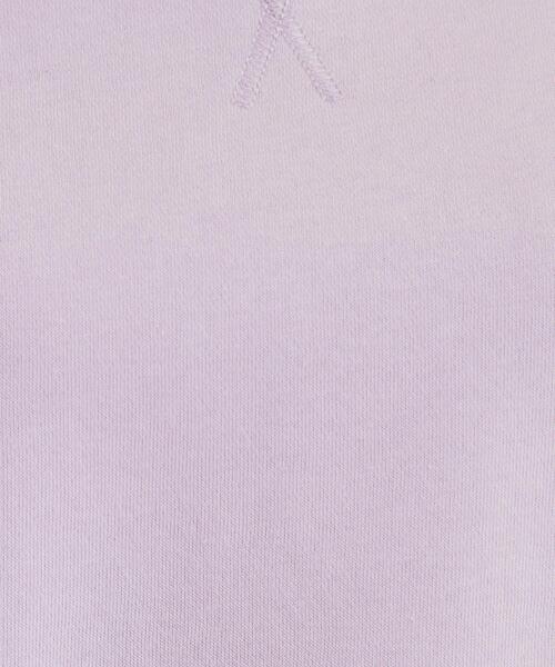 SHOO・LA・RUE(シューラルー)の「【あったか/S-LL】シンプルだから使いやすい ガゼット付き 裏起毛スウェット(スウェット・レディース・ブルー系その他/パープル/ダークグレー/ワインレッド/アイボリー・04/03/02/01)」の21枚目の写真