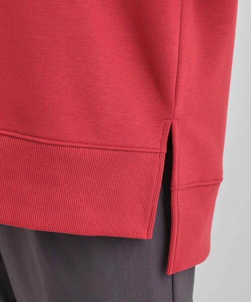 SHOO・LA・RUE(シューラルー)の「【あったか/S-LL】シンプルだから使いやすい ガゼット付き 裏起毛スウェット(スウェット・レディース・ブルー系その他/パープル/ダークグレー/ワインレッド/アイボリー・04/03/02/01)」の7枚目の写真