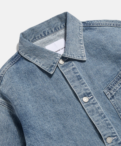 ESPIONAGE(エスピオナジ)の「91 Denim Trucker Jacket Light Indigo(デニムジャケット・レディース・その他・MEDIUM/LARGE/X-LARGE)」の4枚目の写真