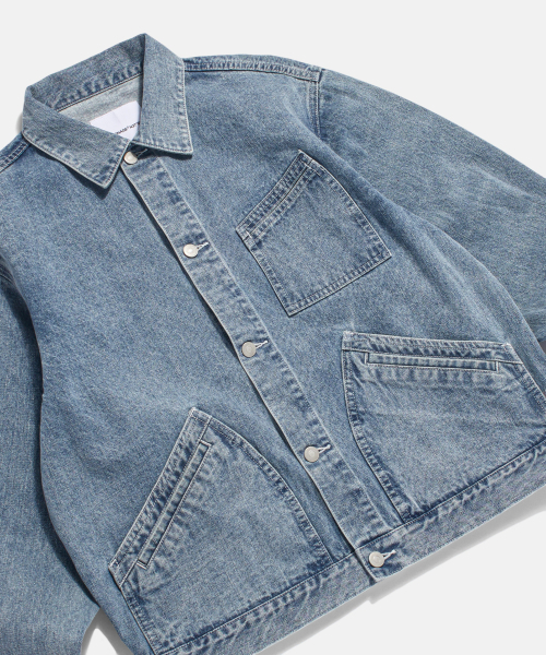 ESPIONAGE(エスピオナジ)の「91 Denim Trucker Jacket Light Indigo(デニムジャケット・レディース・その他・MEDIUM/LARGE/X-LARGE)」の5枚目の写真