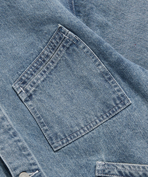 ESPIONAGE(エスピオナジ)の「91 Denim Trucker Jacket Light Indigo(デニムジャケット・レディース・その他・MEDIUM/LARGE/X-LARGE)」の6枚目の写真