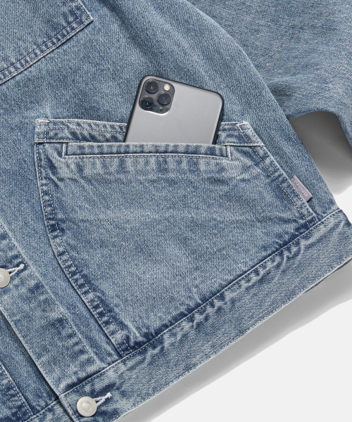 ESPIONAGE(エスピオナジ)の「91 Denim Trucker Jacket Light Indigo(デニムジャケット・レディース・その他・MEDIUM/LARGE/X-LARGE)」の9枚目の写真