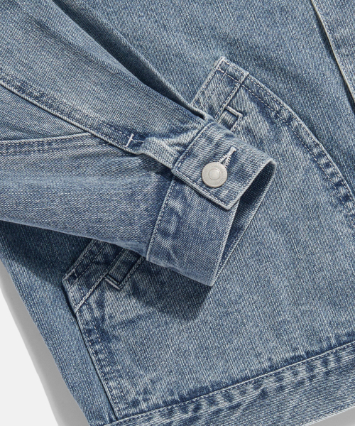 ESPIONAGE(エスピオナジ)の「91 Denim Trucker Jacket Light Indigo(デニムジャケット・レディース・その他・MEDIUM/LARGE/X-LARGE)」の10枚目の写真