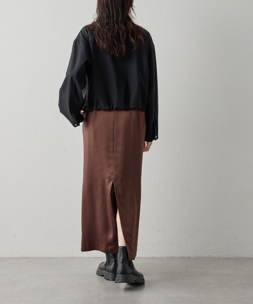 Drawing Numbers(ドローイング ナンバーズ)の「【Drawing Numbers】《セットアップ対応可》ウォッシャブルツイルジャケット(ブルゾン・レディース・ブラック/ネイビー・38)」の17枚目の写真