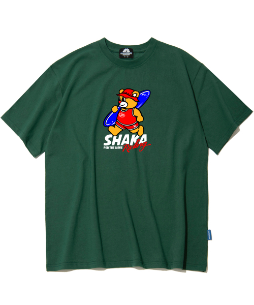 TRIPSHION(トリップション)の「シャカベア グラフィックTシャツ - グリーン(Tシャツ/カットソー・メンズ・その他・LARGE/MEDIUM/X-LARGE)」の1枚目の写真