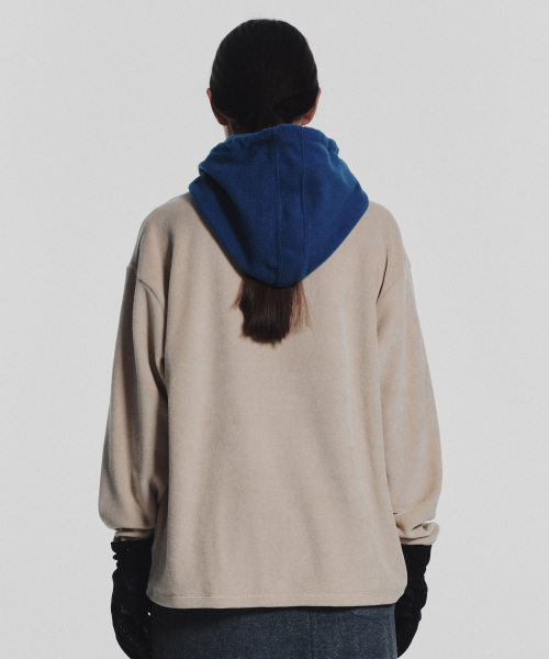MENASOO(ミナス)の「Applique Velour Sweatshirt_Beige(スウェット・レディース・Beige・F)」の11枚目の写真