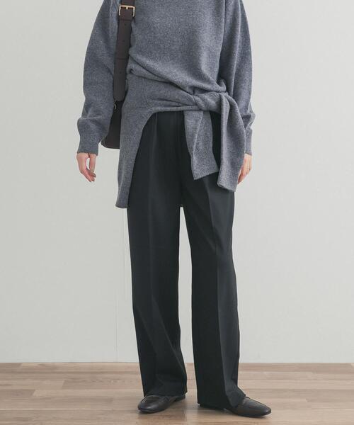 URBAN RESEARCH DOORS（アーバンリサーチドアーズ）の「『UR TECH』ウラキモウストレートイージーパンツ（その他パンツ・レディース・ベージュ系その他/ブラック・MEDIUM/SMALL）」の19枚目の写真